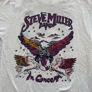 Steve Miller Band Graphic Tee - Cream.  1993 Tour.  Retro classic rock band.